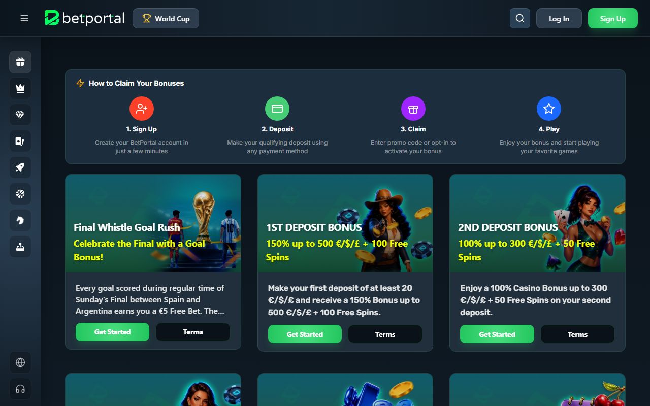 Betportal — kampanjesiden