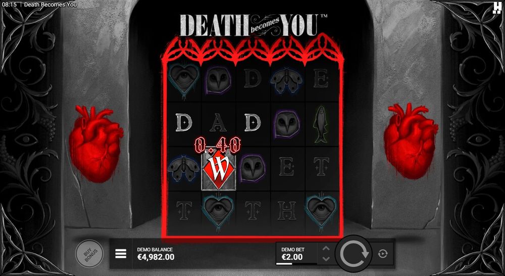 Death Becomes You — En gevinst bygger seg opp på hjulene.
