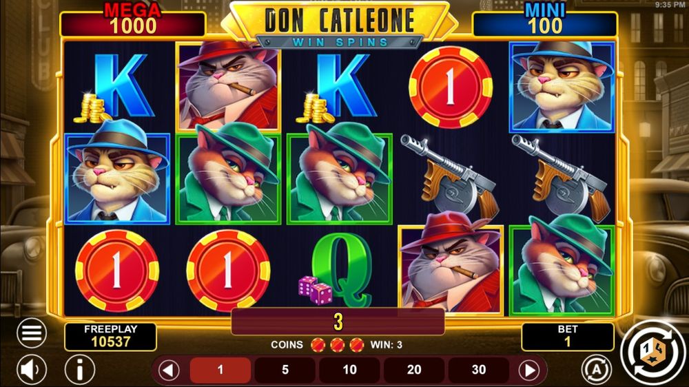Don Catleone Win Spins — Bonusrunden er i gang — verdiene stables.