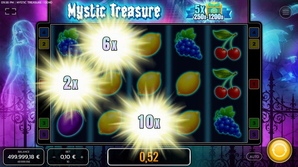 Mystic Treasure — Bonusrunden er i gang — verdiene stables.